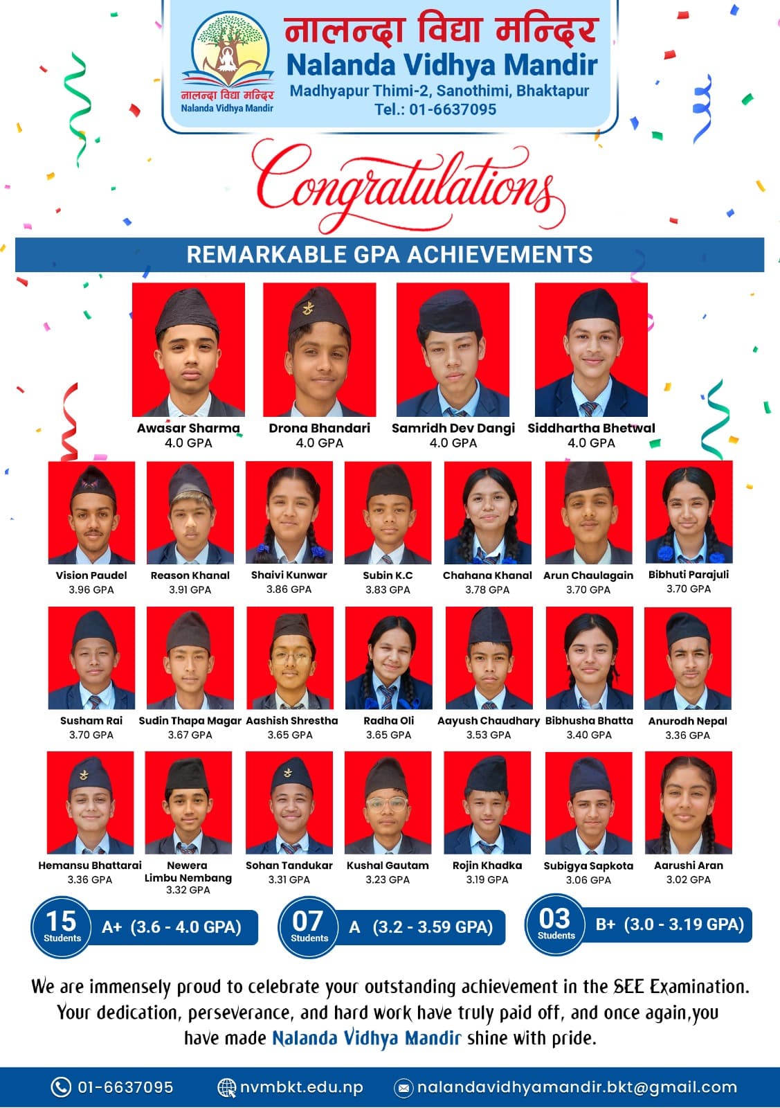 Congratulations to SEE 2082 Graduates on Their Outstanding Results image 1